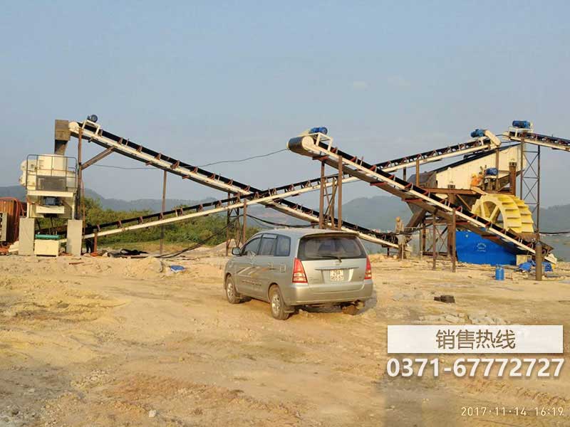 500吨制砂机生产线